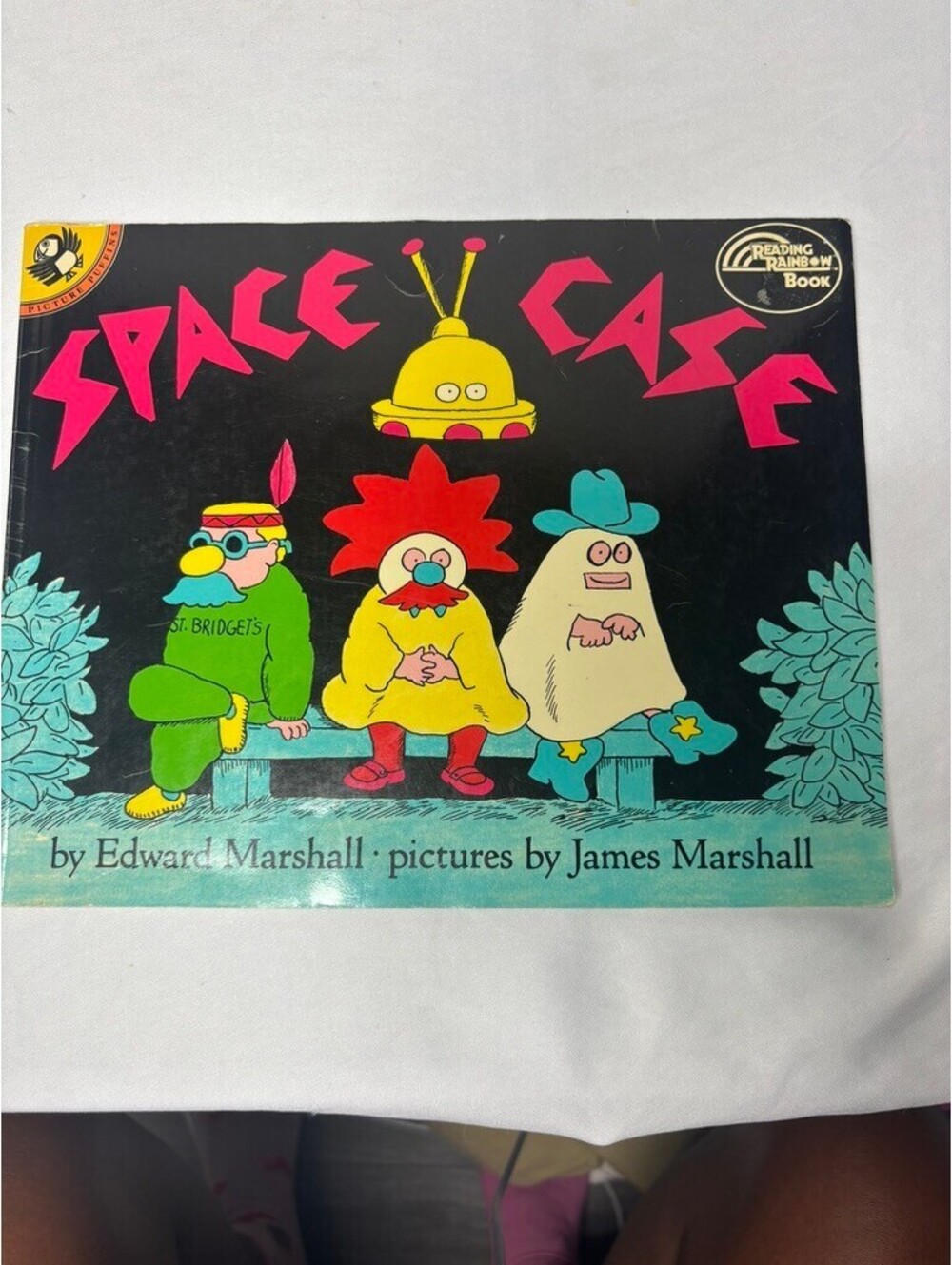 Vintage Reading Rainbow "Space Case" Kids Halloween Paperback Book